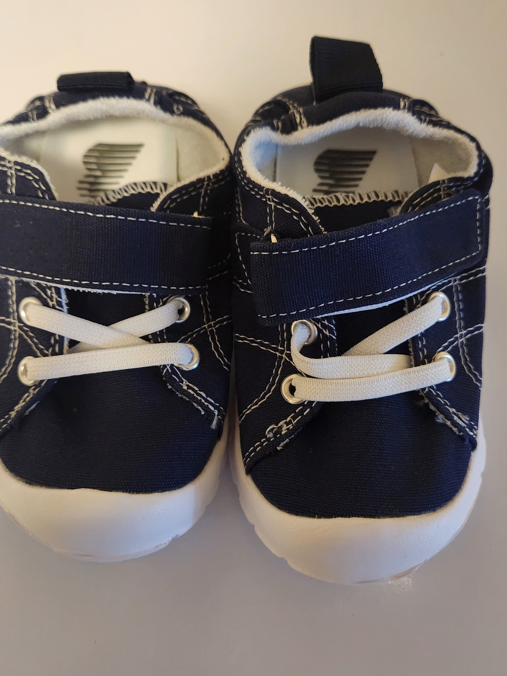 Navy Blue Canvas Sneakers - Baby Size 7.5 - NWOT